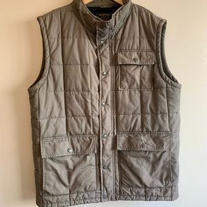 BURTON Grey Padded Quilted Vest, | Men’s XL